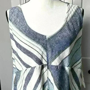 NWT Indigo-Rein Sleeveless Open-Back Top